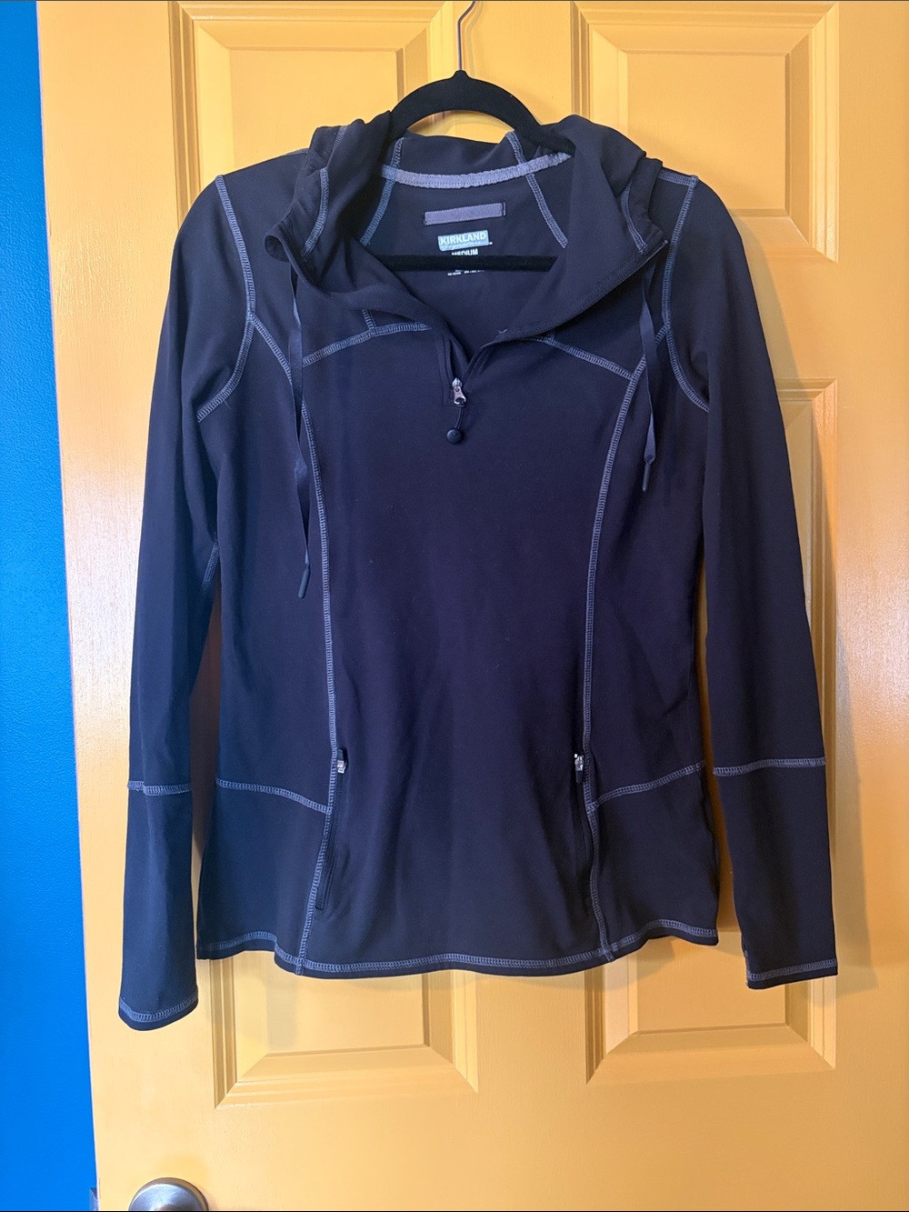 Kirkland Black Quarter Zip